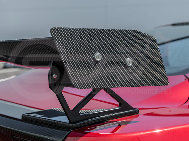 2024-UP FORD MUSTANG S650 COUPE | APR STYLE CARBON FIBER REAR HIGH WING SPOILER